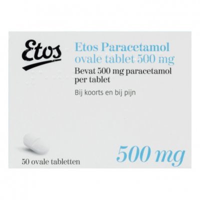 Huismerk Paracetamol caplet 500 mg BL50