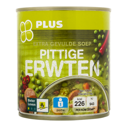 Huismerk Pittige erwtensoep