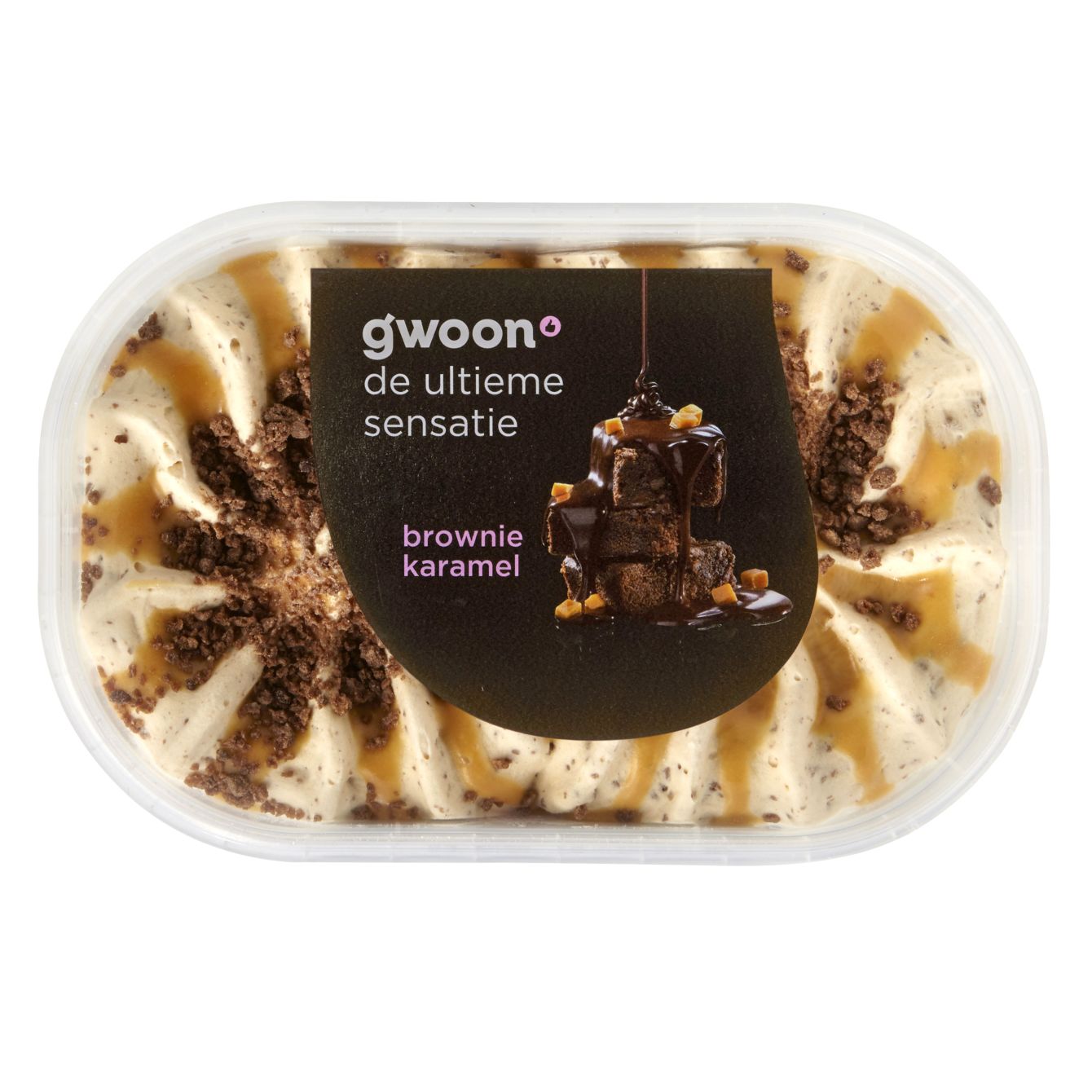G'woon Slagroomijs Brownie