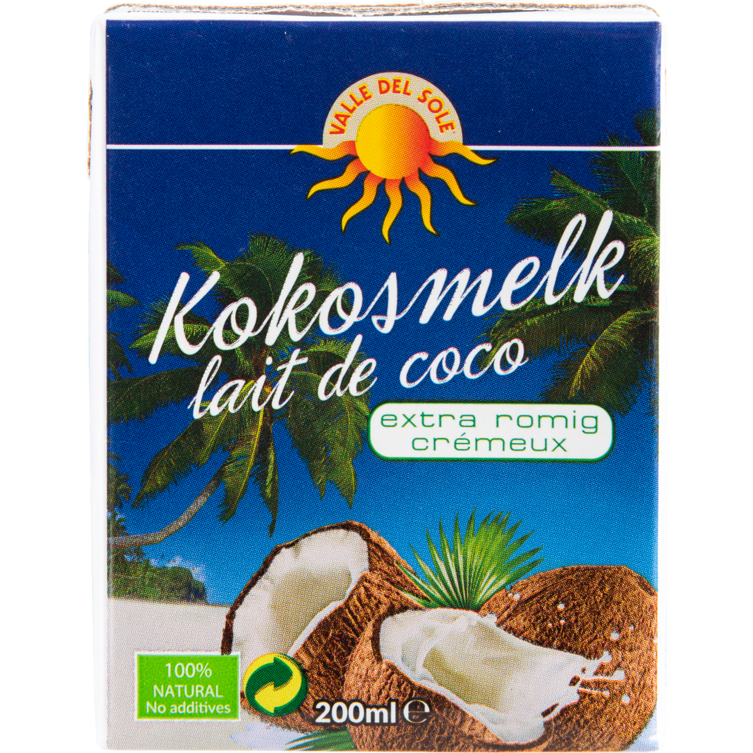 Valle Del Sole Kokosmelk extra romig