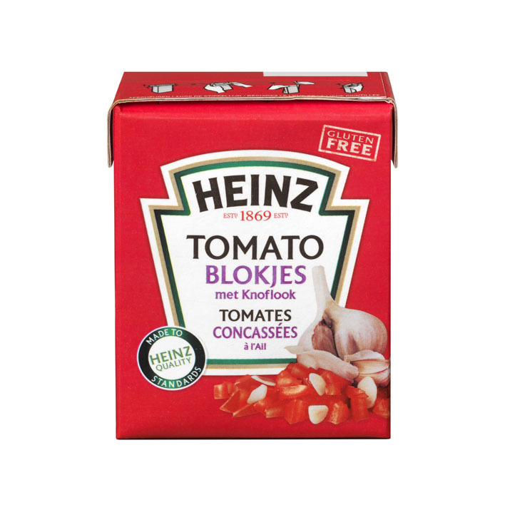 Heinz Tomato blokjes met knoflook