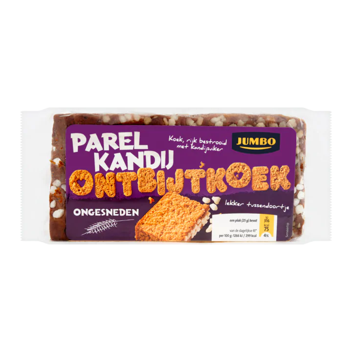 Huismerk Ontbijtkoek Parel Kandij Ongesneden