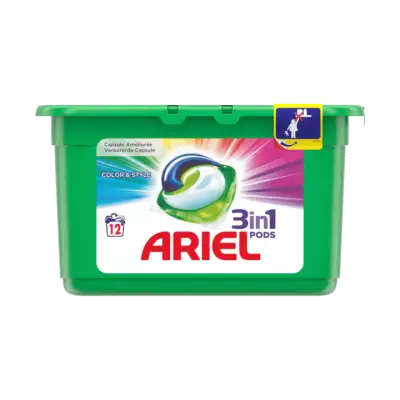 Ariel 3 in 1 Pods Kleur Wasmiddelcapsules