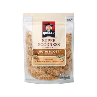 Quaker Granen Super Goodness Granola 3 Graines, Pumpkin- & Sunflower Seeds