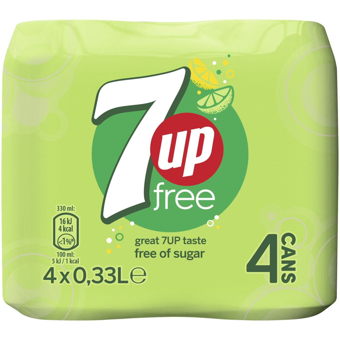 Seven-up Free Blik 4 X 33 Cl