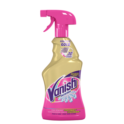 Vanish Gold pretreat spray gold