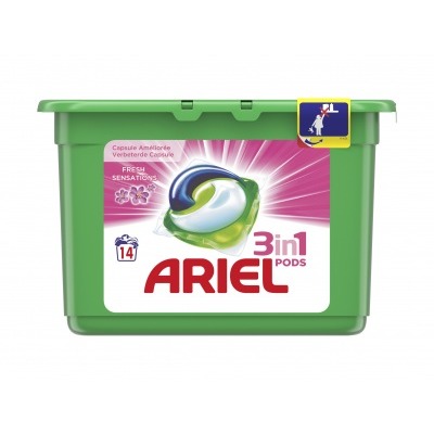 Ariel 3 in 1 pods fresh sensations