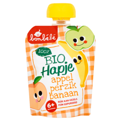 Huismerk 6+ Appel perzik banaan Biologisch