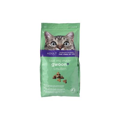 Huismerk Kattenvoer Krokante Brokjes Vlees & Vis