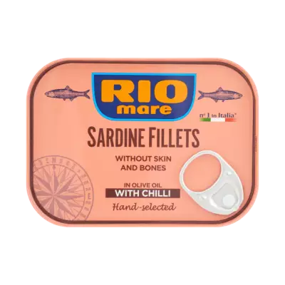 Rio Mare Sardine Filets in Olijfolie met Rode Peper