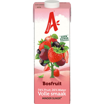 Appelsientje Bosfruit minder fruitsuiker