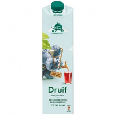 Van de Boom Sap druif 30% minder suiker