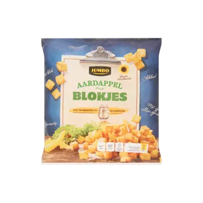 Huismerk Aardappel Blokjes