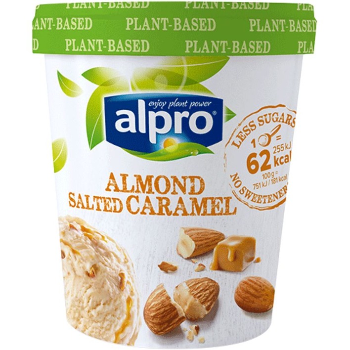 Alpro IJs almond salted caramel