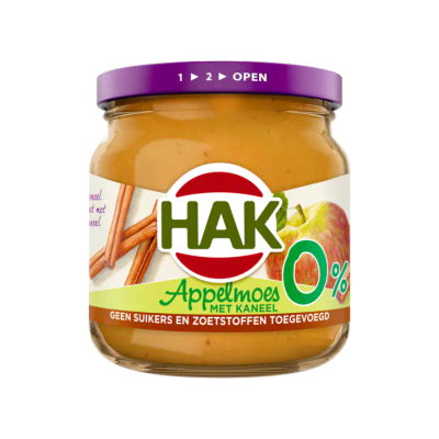 Hak Appelmoes 0% met Kaneel