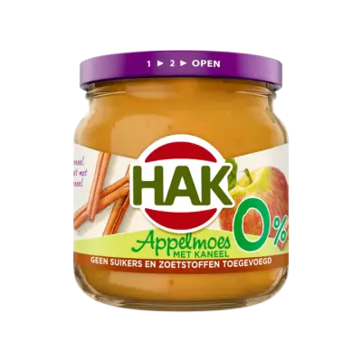 Hak Appelmoes 0% met Kaneel