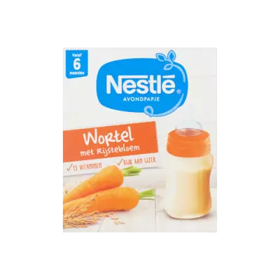 Nestlé Avondpapje Wortel met Rijstebloem vanaf 6 Maanden