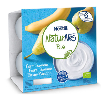 Nestlé Naturnes bio peer-banaan