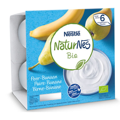 Nestlé Naturnes bio peer-banaan