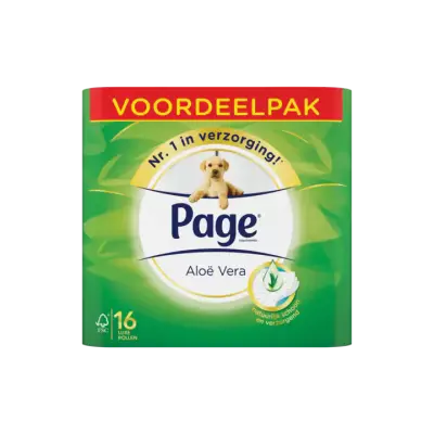 Page® Toiletpapier Aloë Vera 16 Rollen