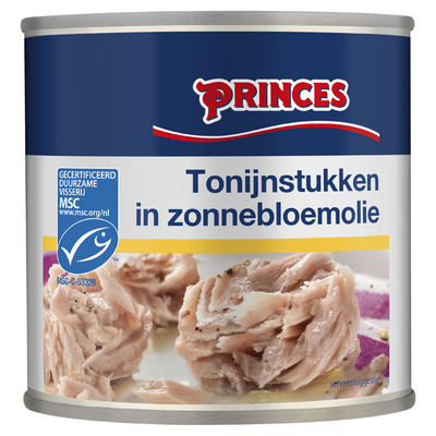 Princes Tonijn stukken in olie MSC