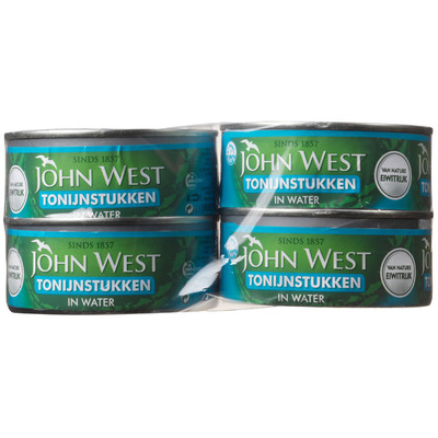 John West Tonijnstukken water
