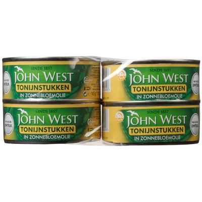 John West Tonijnstukken zonnebloemolie