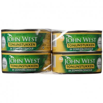 John West Tonijnstukken zonnebloemolie