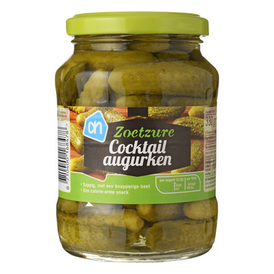 Huismerk Zoetzure cocktail augurken