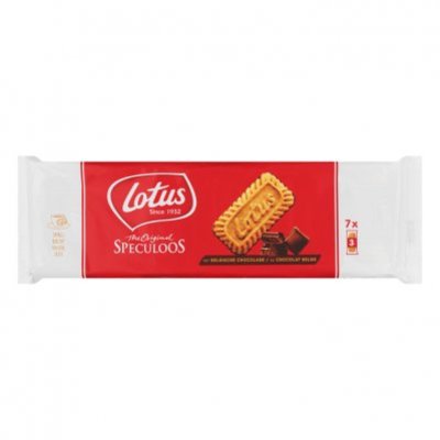 Lotus Speculoos koek met chocolade