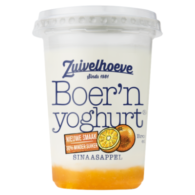 Zuivelhoeve Boer'n yoghurt sinaasappel