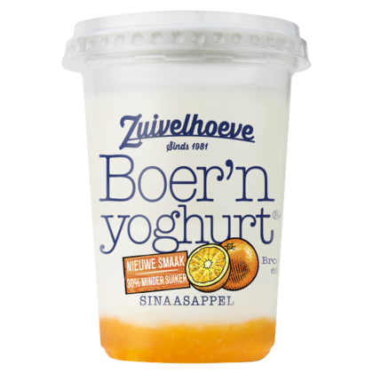 Zuivelhoeve Boer'n yoghurt sinaasappel