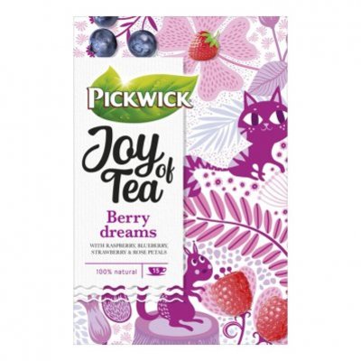 Pickwick Joy of tea berry dreams rooibosthee