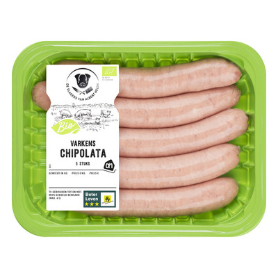 Huismerk Biologisch Varkenschipolata