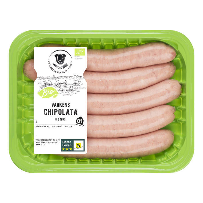 Huismerk Biologisch Varkenschipolata