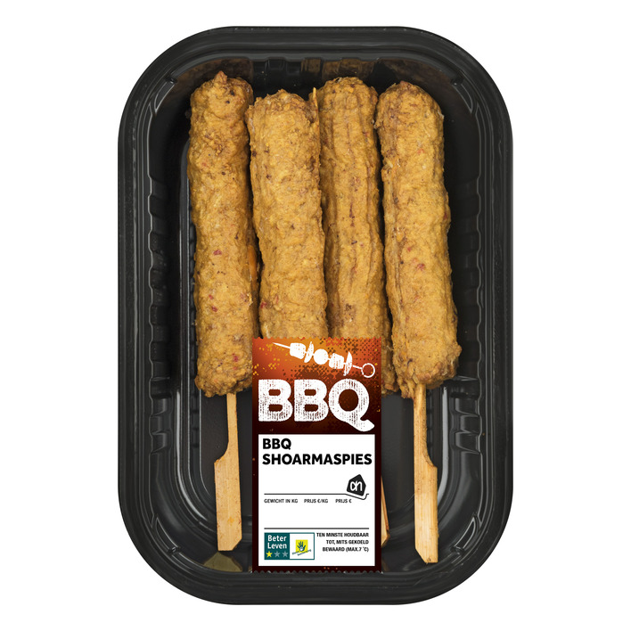 Huismerk BBQ shoarma spies