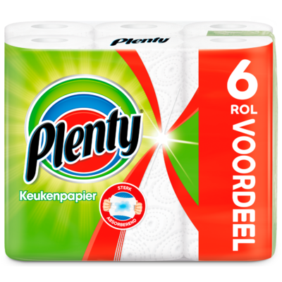 Plenty Keukenpapier 6 rollen