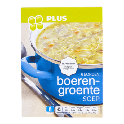 Huismerk Boerengroente soep