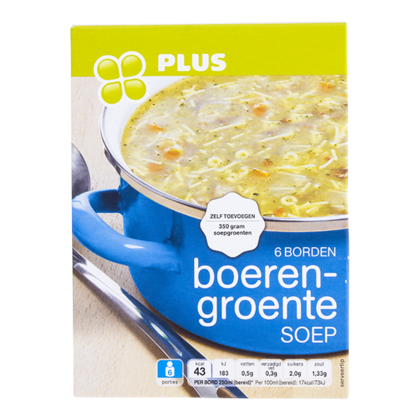 Huismerk Boerengroente soep
