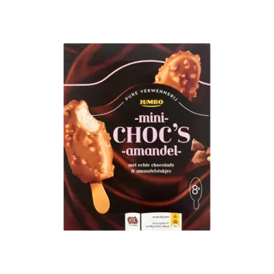Huismerk Mini Choc's Amandel