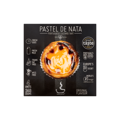 Nata Pura Pastel de Nata Original Flavour 4 Stuks