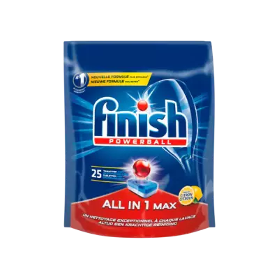 Finish Powerball All in 1 Max Parfum Citroen 25 Tabletten