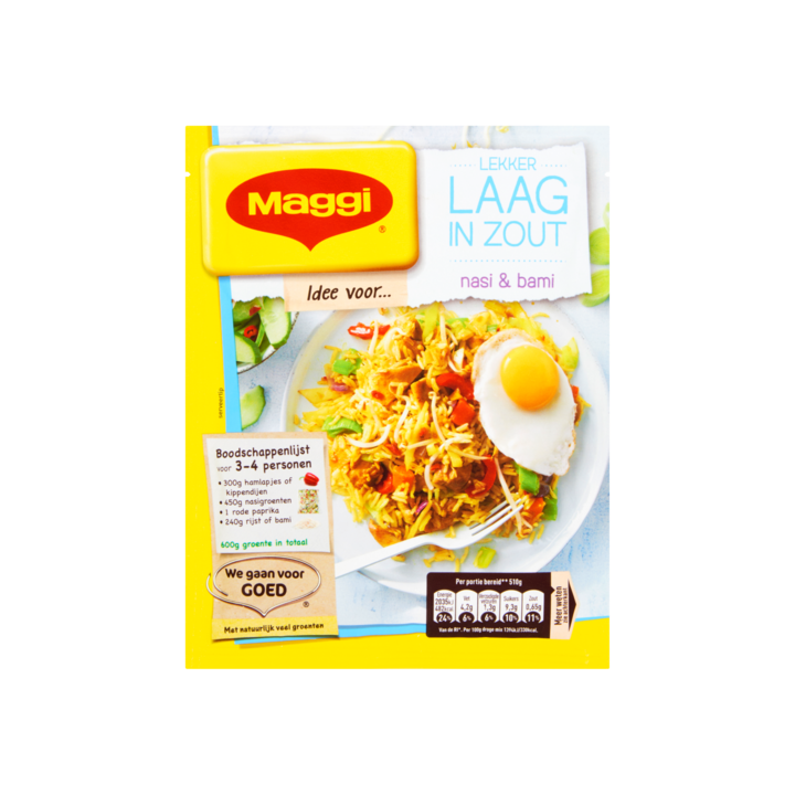 Maggi Lekker Laag in Zout Nasi & Bami
