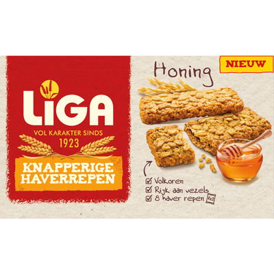 Liga Knapperige haverrepen honing