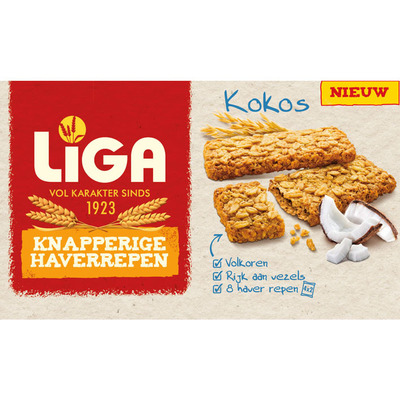Liga Knapperige haverrepen kokos