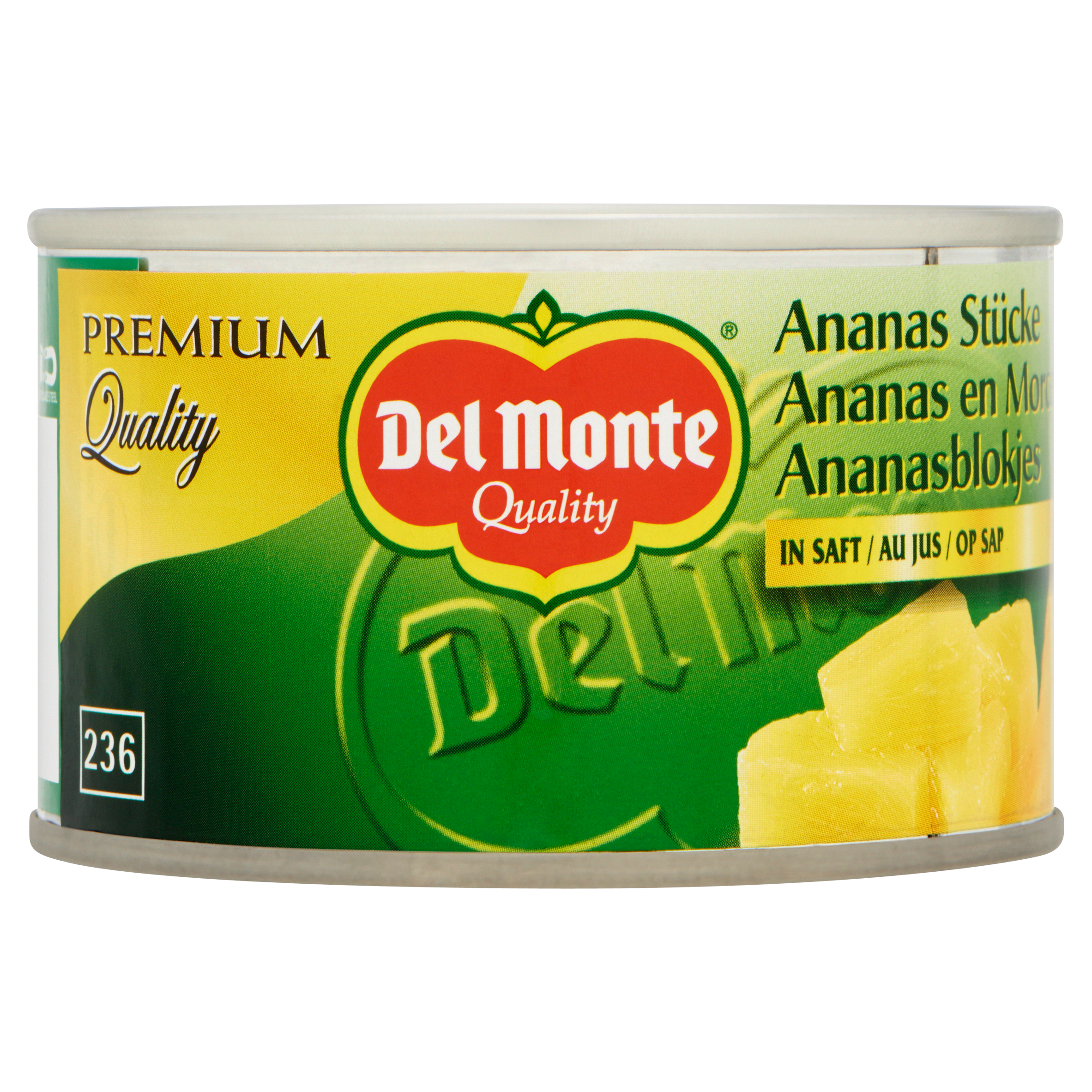 Del Monte Ananasblokjes op Sap 230 g