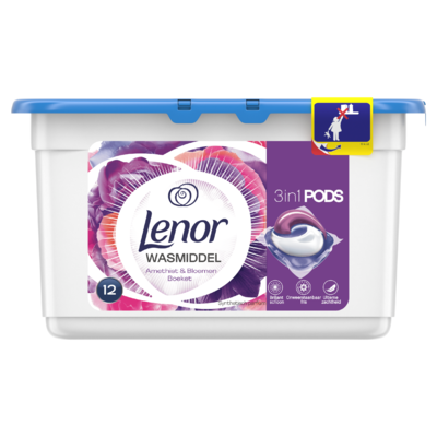 Lenor Amethist & Bloemen Boeket Wasmiddelcapsules 12x