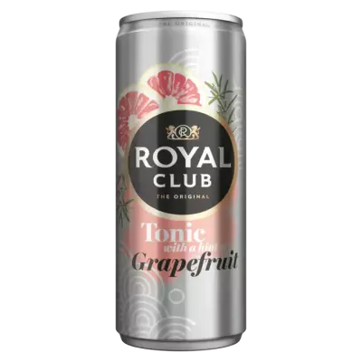 Royal Club Tonic with a Hint of Grapefruit