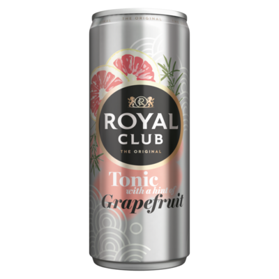 Royal Club Tonic with a Hint of Grapefruit