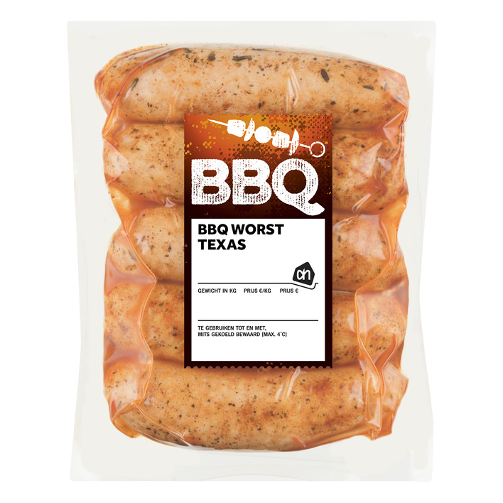Huismerk BBQ worst Texas